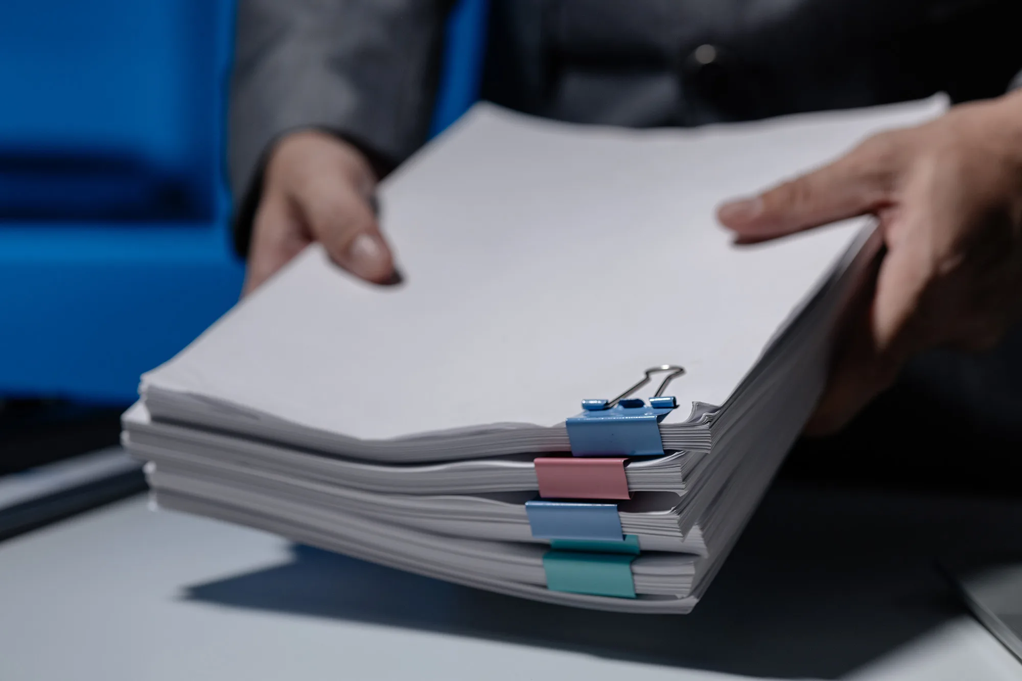 Taxes An Employee Was Tidying Up A Pile Of Documents Pil 2025 01 16 22 49 09 Utc